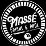 Logotipo de Massé Drinks & Pool